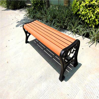 China 5 Years Warranty Hot Outdoor Garden Bench Furniture Plastic Wood Slat With Cast Iron Ends And Backless Greenhouse Wood Benches Furniture Set for sale