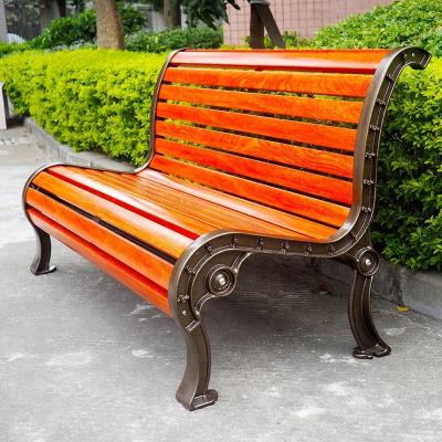 China 5 Years Warranty Hot Selling Carbon Fiber With Cast Aluminum Legs Park Bench Along For Public for sale