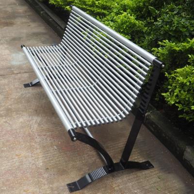 China Waterproof New Design E-Coating Antique Cast Iron Galvanized Furniture Steel Outdoor Metal Patio Units Outdoor Park Bench for sale