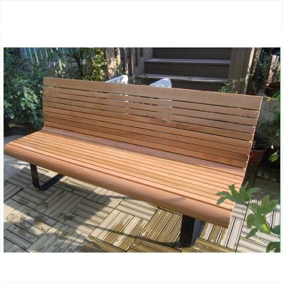 China High Quality Solid Wood Cast Iron And Long Wooden Bench Chair Park Bench Slats for sale