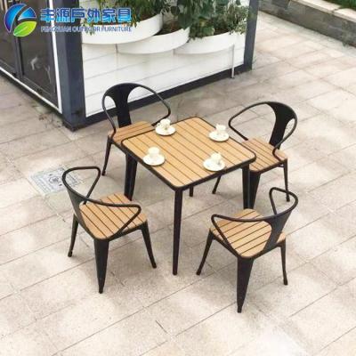 China Cheap Waterpro UV Resistant Outdoor Camping Picnic Table Chairs PS Patio Furniture Sets for sale