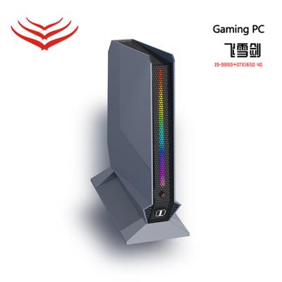 China High performance Jinghong fxj interl core i7 i9 mini computer mini pc 9th desktop computer 9880h graphics discrete gaming computer for sale