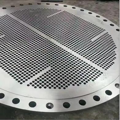 China ASTM SA265 Exchanger Tube Sheet JIS BS Carbon Nickel Heat Exchanger Sheet for sale