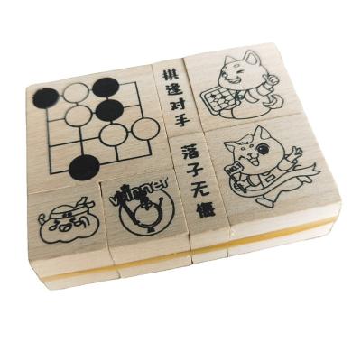 China Office fashion factory direct sales cheap interesting wooden stamp encourage to reward baby toy supplies for sale