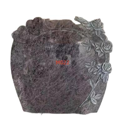 China Modern Black Granite Tombstones, Headstone With Angel for sale