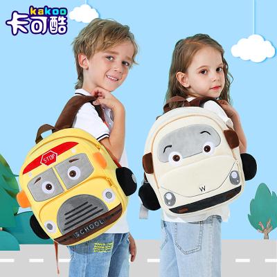 China Wholesale Lightweight Car Series Cartoon Plush Backpack 3-6 Years Boy Girl School Backpack for sale