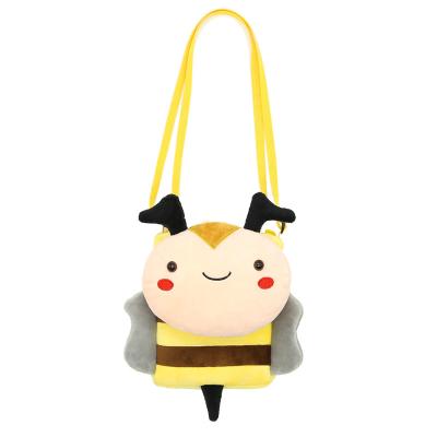 China Cartoon Plush Messenger Bag Boy Girl Lightweight Animal Shoulder Bag Wholesale for sale