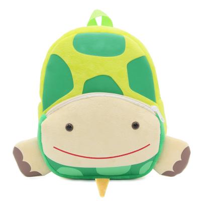 China Lightweight Schoolbag Turtle Animal Kids Backpack Girls Plush Toy Bag Kids Cartoon Plush Backpack for sale