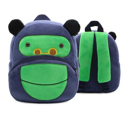 China Lightweight Schoolbag Chimpanzees Animal Kids Backpack Boy Girls Plush Toy Bag Kids Cartoon Plush Backpack for sale