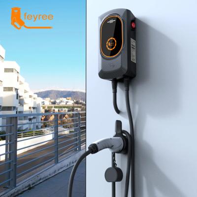 China Tuya WiFi Stereo App Evse AC Car Charger Home Dlb Wallbox 22kw/11kw Battery Ev Fast Charging Station Electric Fast Charging Station for sale