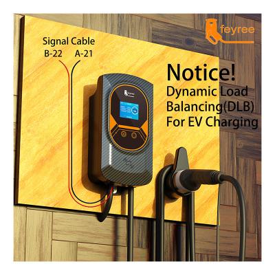 China Screen Display New Product 7KW Smart EV Charger Type - 2 With Plug And DLB Function for sale