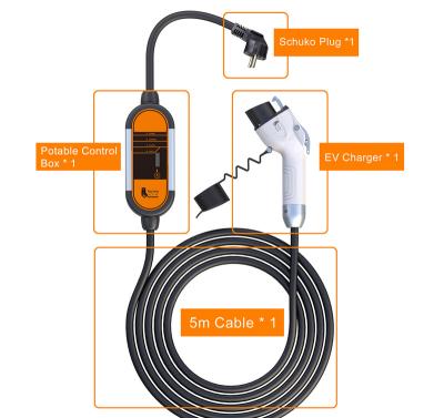 China Electric Vehicle Type 1 SAE J1772 Plug 16A Plug 16A American Standard Household EV FAST Charging Adjustable Portable Charger for sale