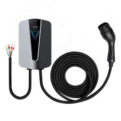 China New China-chic EVSE wuling mini type - ev carregador 7kw charger ev ground mounted 2 point charging stations for sale