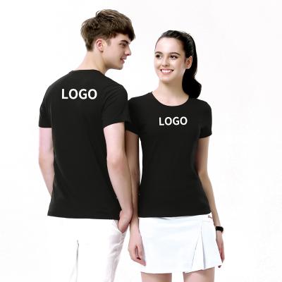 China Anti-Wrinkle Unisex Men Or Women Couples Cotton T Shirts Custom Logo Puff Printing T-shirts for sale