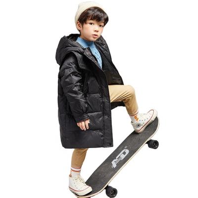 China Winter Breathable Children Down Jacket Boys And Girls Loose Thickened Hooded Jacket for sale