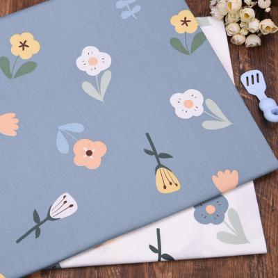 China 100% Digital Printed Korean Flower Plant Style Anti-Static Super Quality Cotton Fabric For Bedding Set/Home Textile for sale