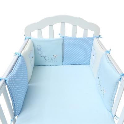 China Baby Crib Bedding Set Disposable Decorative Embroidery Applique Bed Bumper for sale