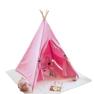 China Inflatable Toy Amazon Hot Selling Indoor Frame Cotton Canvas Child's Play Tent For Kids Room Decoration for sale