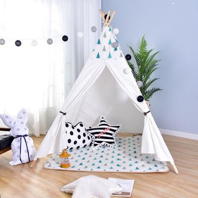 China High Quality Indoor Cotton Canvas Children's Inflatable Toy Frame Teepee Tent Kid's Play Tent for sale