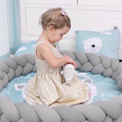 China Bornbayb Anti-Decubitus Braided Crib Knot Pillow Bumper Hand - Woven Pillow Cushion Sleep Bumper for sale