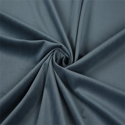 China China Tear-resistant Hotel Textile Soft Simple Solid Italian Velvet Curtain Fabric For Sofa for sale