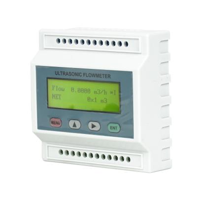 China Rs485 Modbus Digital Meter Dn100 Ultrasonic Wall Mount Ultrasonic Fluid Flow Meter PD-80 for sale