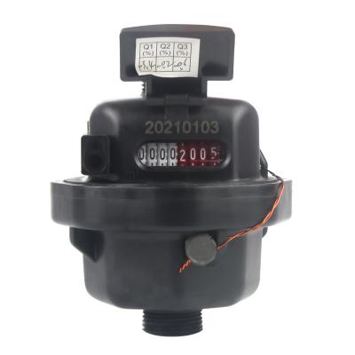 China High Precision Water Meter Plastic 15mm Watermeter Volumetric Water Meter For RO for sale