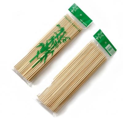 China Easily Cleaned China Factory Supply environmental reusable all natural wood bamboo BBQ skewers for sale