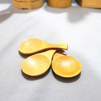 China Viable Wholesale Cheap Reusable Creative Wooden Handle Extra Large Long Price Bamboo Coffee Spoon for sale