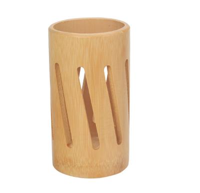 China Sustainable Factory Supply China Natural Organic Hollow Bamboo Round Cooking Tubes Container for sale