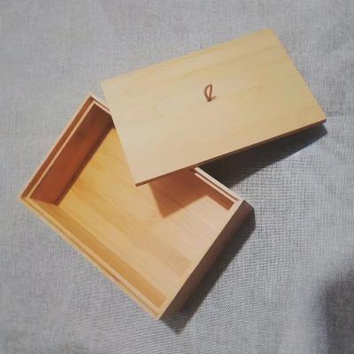 China Viable high quality bamboo box 2023 wooden storage box for sale