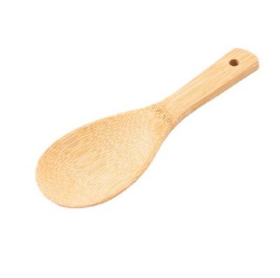 China Sustainable Manufacturer Wholesale Natural Reusable Rice Padle Non Stick Serving Pocket Spoon for sale