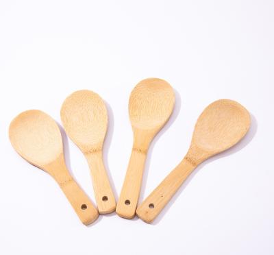 China Bamboo Kitchenware Bamboo Wooden Spoon Smoothly Eco-friendly Sustainable For Ladling Rice for sale