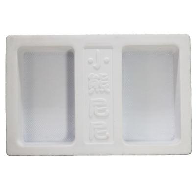 China 2022 Designs Custom White Material PS Cosmetic Blister Soft Thin Plastic Tray for sale