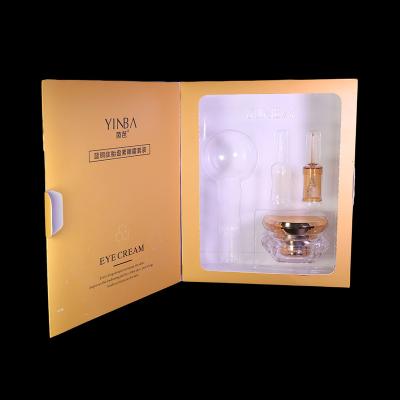 China Other Premium Product Cosmetic Box Inside Lotion Foam Flat White Paper Packups for sale