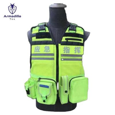 China light & NEW TECH flexible HIGH STRIKE LIGHTWEIGHT EVIDENCE TACTICAL VEST FUNCTIONAL FLEX PANEL FOR RESCUE AND POLICE for sale