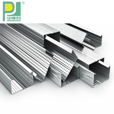 China Modern Drywall System Galvanized C Channel Ceiling Studs Lightweight Metal Frame for sale