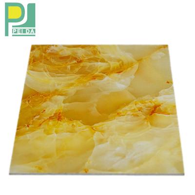 China Cheap Interior Lowes PVC Wall Paneling PVC Marble Sheet By L/C Payment for sale