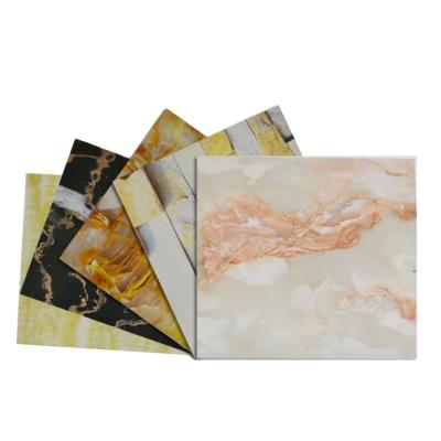 China Various Color PVC Ceiling Panel 2017 New Design PVC Marble Sheet Made In China By L/C Payment for sale