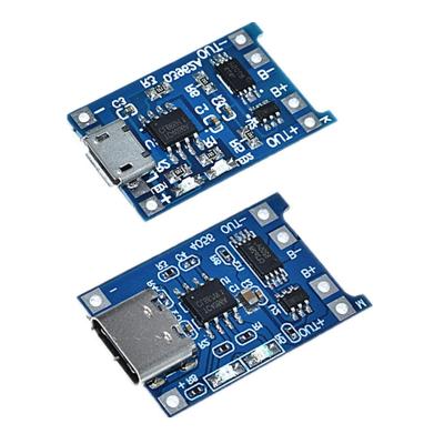 China Standard TP4056 1A lithium battery charging board module TYPE C USB two-in-one interface charging protection for sale