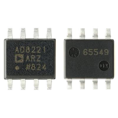 China Industrial grade AD8221ARZ-R7 SMD SOIC-8 precision instrumentation amplifier IC chip for sale