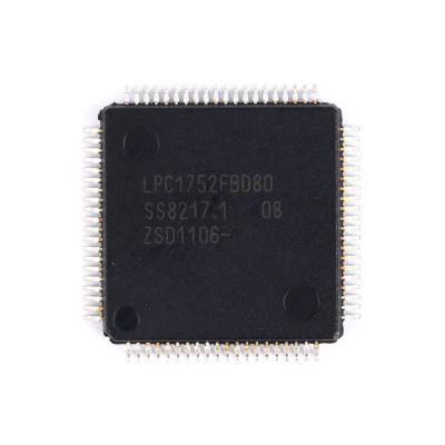 China LPC1752FBD80 LQFP-80 32-Bit Automotive CORTEX M3 64KB FLASH 100MHz Original Product Grade LQFP-80 Microcontroller-MCU for sale