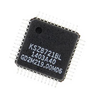 China KSZ8721BLI KSZ8721 SMD Standard Package LQFP-48 Ethernet IC for sale