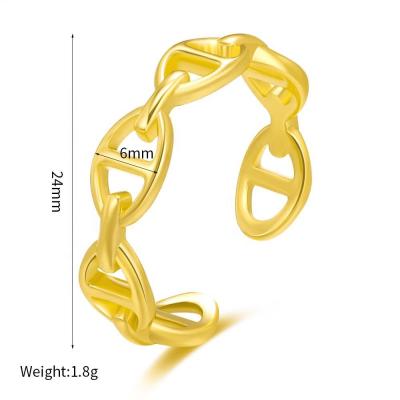 China 2021 new arrivals INS hollow FASHIONABLE hot gold rings jewelry women rings set for sale