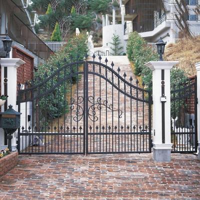 China Traditional Top Selling Modern Wrought Iron Grill Door Gate Designs for sale