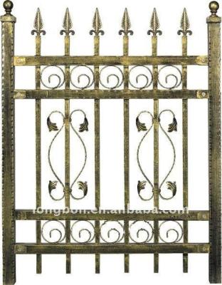 China Easily Assembled Top Selling Modern Handmade Iron Privacy Fence for sale