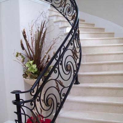 China 2015 Best Selling Modern Outdoor Wrought Iron Stair Railings As Your Requirement for sale