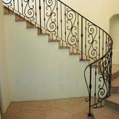 China China Traditional Wholesale Galvanized Exterior Metal Railing For Steps , Railings For Interior Stairs for sale