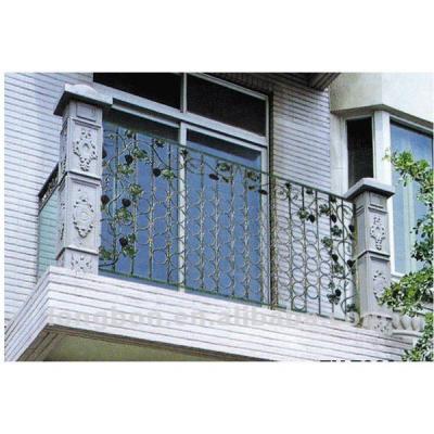 China 2018 Best Selling Stylish Magnetic Screen Wrought Iron Balcony Fence Designs for sale