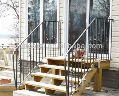 China Traditional Hand Forged Simple Modern Steel Railings Cheap Railing For Stairs for sale